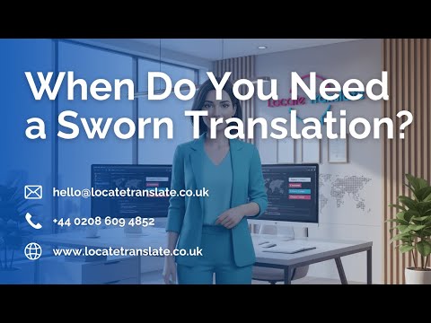 When do you need a sworn translation?