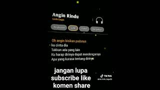 Download lagu lirik lagu dj angin rindu mp3