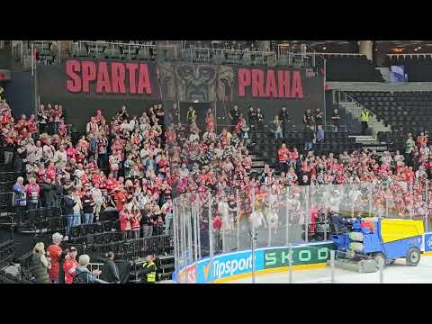 Bremerhaven Fischtown Pinguins fans after CHL game against HC Sparta Praha