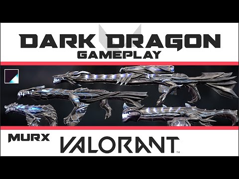 Elderflame VALORANT Skins GAMEPLAY | Dark (Black): Level 7 Chroma | Dragon Skin Collection Showcase