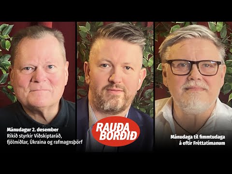 Ríkið styrkir Viðskiptaráð, fjölmiðlar, Úkraína og rafmagnsþörf