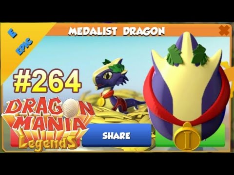 Medalist Dragon Hatching  + Enchantment Battles! - Dragon Mania Legends #264