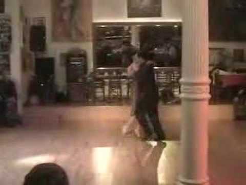  Valeria Solomonoff  and  Jesus Velazquez  are  dancing  to  the  tango  "  Café Domínguez  "
