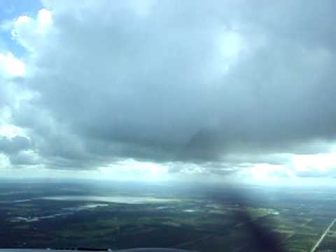 Cessna 182 Flying in stormy weather