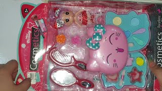 Download lagu ASMR vedio, unboxing a kitti makeup kit, girl makeup, kids makeup, toy collection, cranker,kitty toy mp3