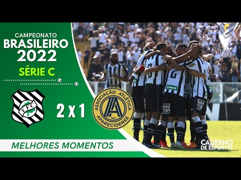 FIGUEIRENSE 2 X 1 APARECIDENSE - 6ª RODADA BRASILEIRÃO SÉRIE C 2022 - MELHORES MOMENTOS