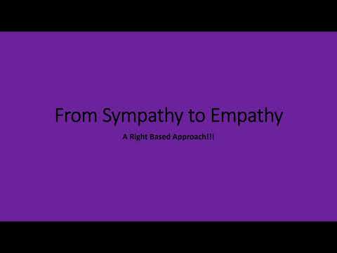 From Sympathy to Empathy | A Right Based Approach | CRPD | KHANINFO