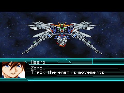 SRW W - Wing Gundam Zero Attacks