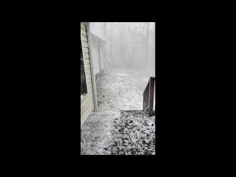 Hail Greensboro NC 03-27-2021