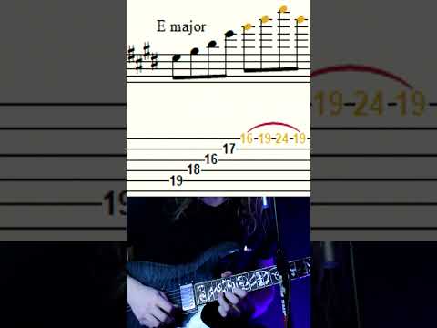 34 Tapped Cm7 5-String Sweep V2 - Lessons - Guitar