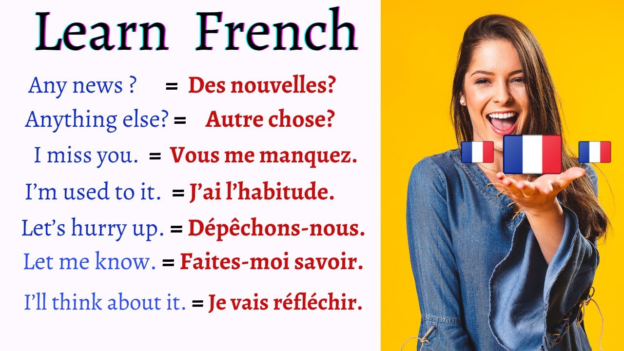 IMPORTANT  and Common FRENCH Sentences and Phrases for Daily CONVERSATIONS | Learn French
