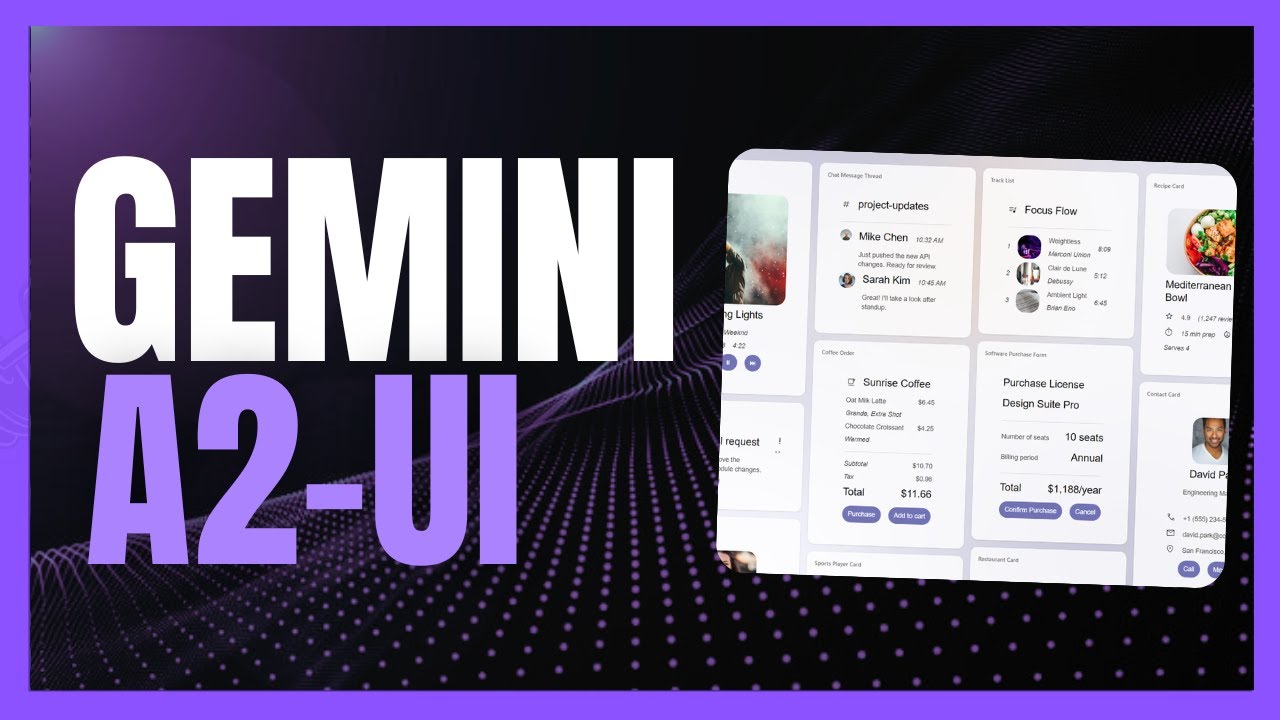 Google A2UI: Agent-to-User Interface - Build AI Generated Apps EASILY! (Copilotkit AGUI) Opensource!