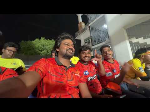 CSK VS SRH MATCH VLOG