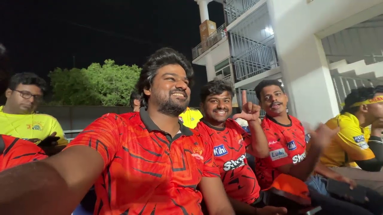 CSK VS SRH MATCH VLOG