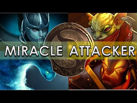 Miracle- VS !Attacker | Who has better teammates? | Daily Dota 2 Highlights 7.14