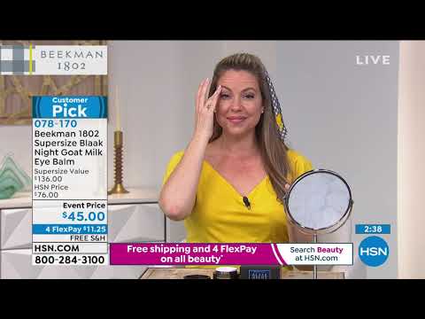 Beekman 1802 Supersize Blaak Night Goat Milk Eye Balm