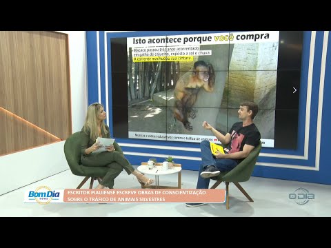 Escritor lança obras de conscientização sobre tráfico de animais silvestres 26 09 2022