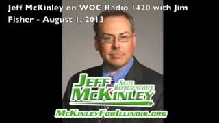 Jeff McKinley on WOC 1420 AM with Jim Fisher - 8/1/13