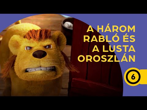 A három rabló és a lusta oroszlán trailer