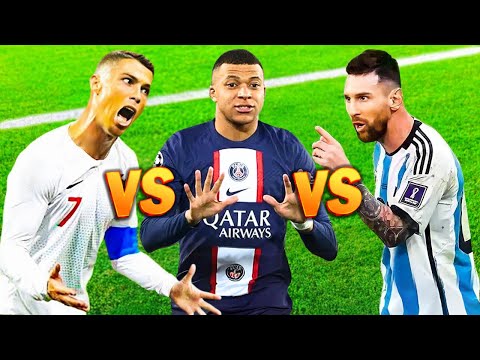 Comparison: Cristiano Ronaldo vs Kylian Mbappé vs Lionel Messi