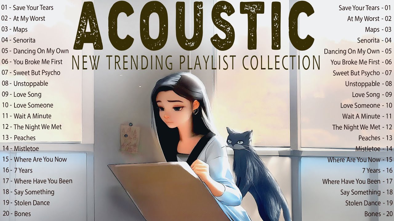 Top Acoustic Songs 💖 English Songs with Lyrics 2025 💖 Romantic and Smooth Playlist