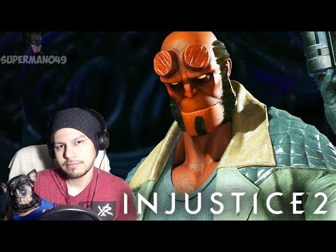 HELLBOY IS FINALLY HERE! - Injustice 2 "Hellboy" Gameplay REACTION! (Injustice 2 Hellboy DLC)
