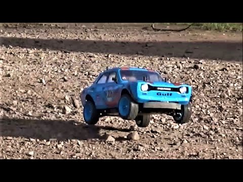 Project Tamiya TT 02 Type S Escort Rally Car RWD Run