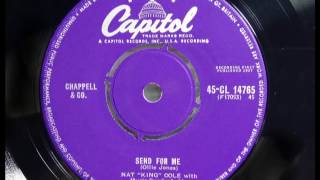 NAT KING COLE - Send For Me - CAPITOL CL 14765 - UK 1957 R&amp;B Rocker Dancer