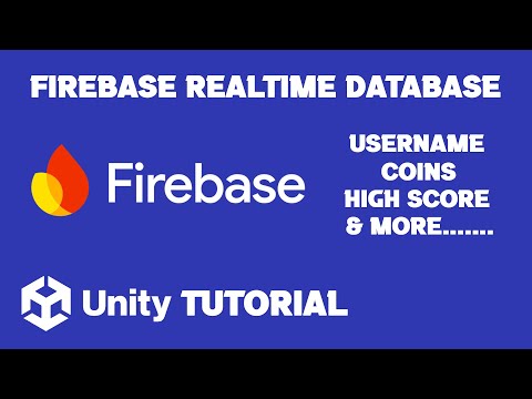 Unity Firebase Realtime Database | Unity Firebase Tutorial | Unity Tutorial