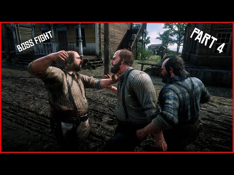 RDR2 BOSS Tommy VS NPC Protagonists - Big Guys fight | Boss Fight Part 4