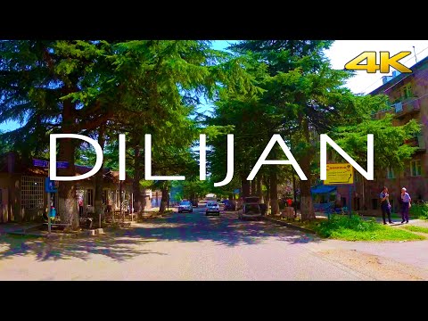 Driving tour, M4 Road to DILIJAN, Tavoush, Armenia. 4K 60fps