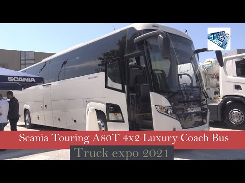 2021 Scania Touring A80T 4x2 Higer Euro 6 Luxury Coach Bus Interior and Exterior Walkaround   Truck