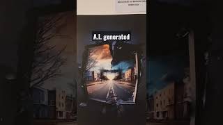 A.I. generated an image for the song Boulevard of Broken Dreams
