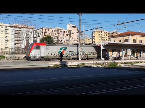 Invio Locomotiva isolata LIS E494 026 MIR a Roma Tuscolana