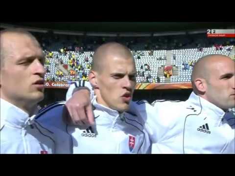 Anthem of Slovakia v Paraguay (FIFA World Cup 2010)
