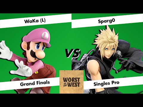 Worst of the West #01 - Grand Finals - Waka (Luigi) vs Sparg0 (Cloud)