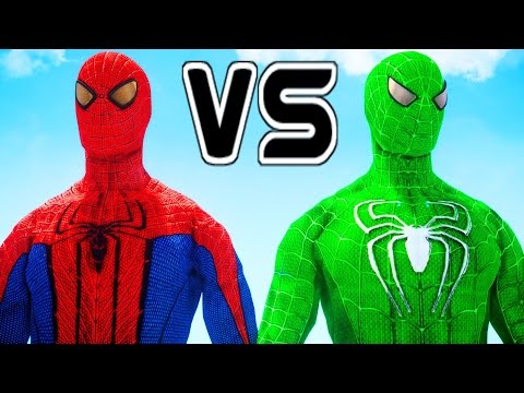 THE AMAZING SPIDER-MAN VS GREEN SPIDERMAN