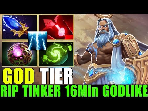 THUNDER GOD [ZEUS] 16Min GODLIKE Brutal Combo Refresher ORB Octarine Core RIP ALL (HighLights 7.24)