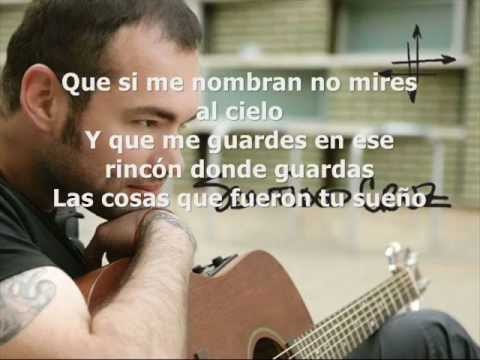 Desde Lejos (letra) Santiago Cruz