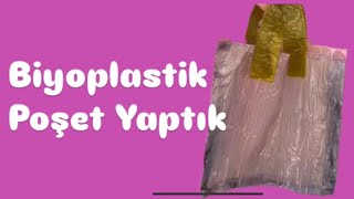 Evde Biyoplastik Poşet Yaptık! Doğa Dostu Bilim Deneyi 2