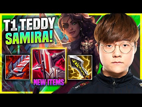TEDDY PICKS SAMIRA WITH NEW ITEM IMMORTAL SHIELDBOW! - T1 Teddy Plays Samira Top vs Lucian!