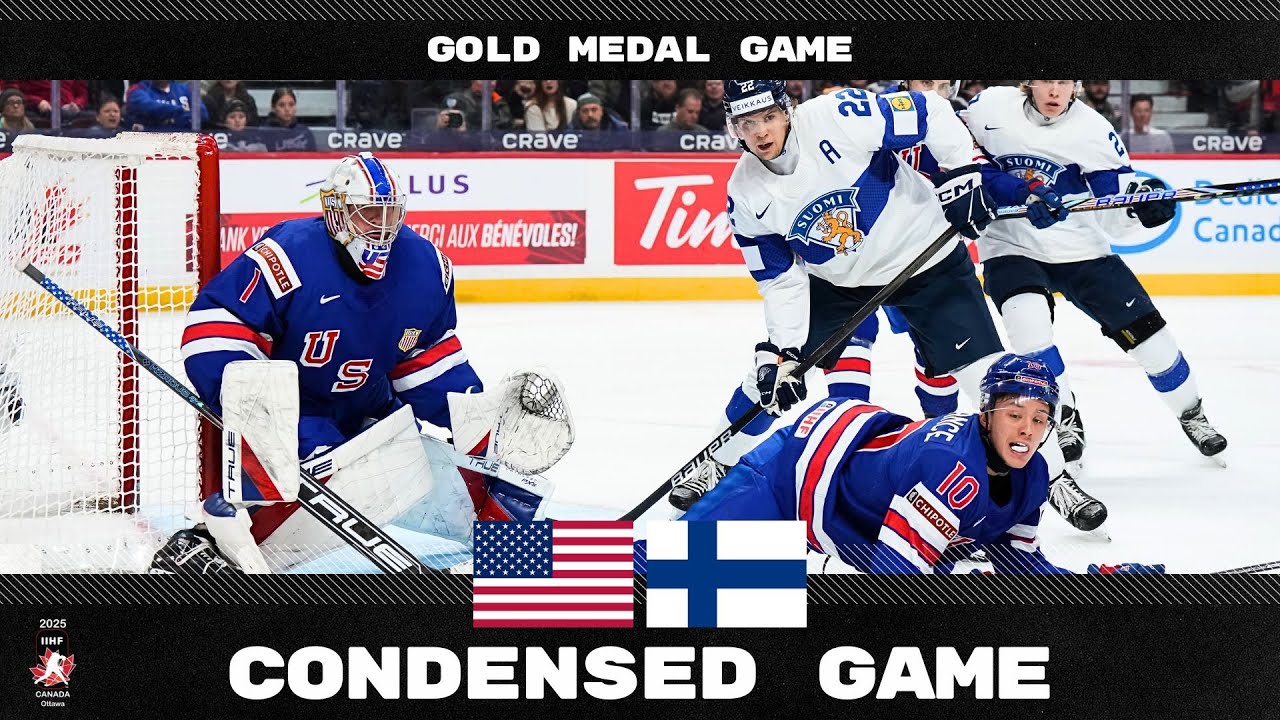 USA vs Finland Condensed Game | 2025 #WorldJuniors