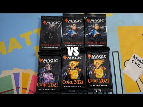 MTG Where is the Value - Core Set 2021 vs Core Set 2020! Booster Pack Battle!