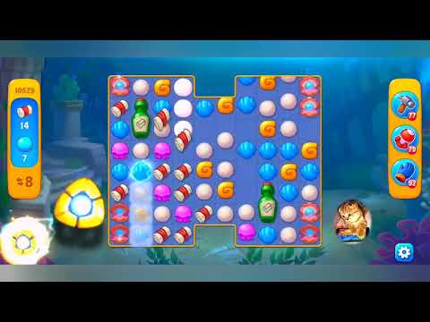 фишдом 2022 # 10529 уровень - прохождение без бустеров # Fishdom,  10529  level - no Boosters.