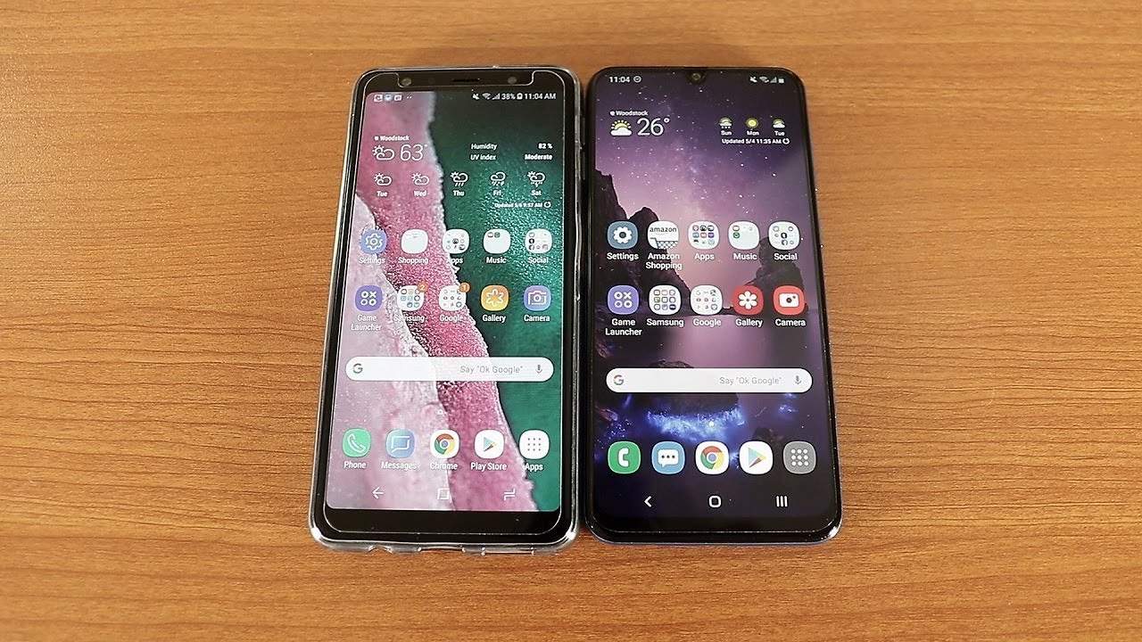 Samsung Galaxy A7 2018 Vs Galaxy A50 Gaming Test