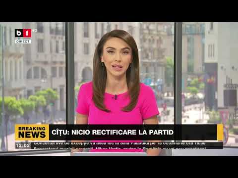 STIRI B1 ORA 12 00 DIN 12 IULIE 2021 - UN NOU SCANDAL IN COALITIA DE GUVERNARE PE TEMA SIIJ