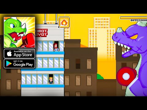 Destroy Everything in Your Path! | Roar Rampage Walkthrough Gameplay (Android/iOS)