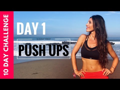 Toned Arms and Breast Lift in 10 days | Push up Challenge Day 1