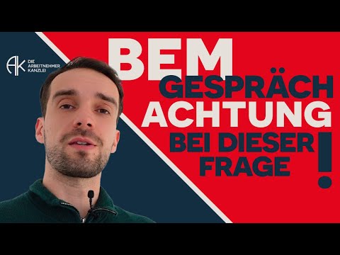 Workplace integration management (BEM) meeting: Be careful with this question! #employmentlaw #si...