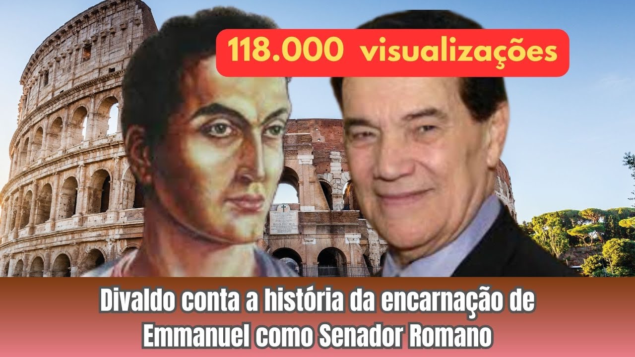 Divaldo ❤ A HISTÓRIA DE EMMANUEL COMO SENADOR ROMANO #mensagensdobem #omensageirodapaz
